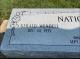 Headstone of Gerald Wendell Nations