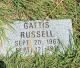 Headstone of Russell Eric Gattis
