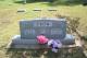 Headstone of Grady Clarence 'Toss' Crow and Mary Frances Scribner Crow