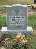Headstone of Gene Melvin Brown