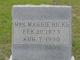 Headstone of Maggie Gazelle Coldiron Hicks