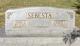 Headstone of Joseph Vince Sebesta and Annie Drgac Sebesta