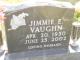 Headstone of James 'Jimmie' Easton Vaughn