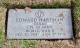 Headstone of Edward Hartman, Jr.