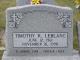 Headstone of Timothy Keith 'Tim' LeBlanc