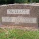 Headstone of John Freeman Wallace and Maggie Evelyn Cochran Wallace