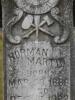 Headstone of Norman Martin