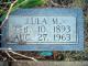 Headstone of Lula Minnie Harrison Hunter