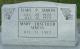 Headstone of Elmo Peter Simon and Mary Belle Dischler Simon