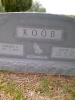 Headstone of Edward Frank 'Ed' Koob and Naomi Kathleen Pedersen Koob