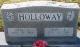 Headstone of Otis Andrew Holloway and Mary L. Holloway