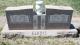Headstone of Francis Blanton Elkins and Lula Doggett Spivey Elkins