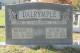 Headstone of Wilburn Franklin Dalrymple and Hattie E. Bumgardner Dalrymple