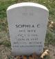Headstone of Sophia Carolina Heider Vaughn