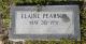 Headstone of Elaine Barrett Swain Pearson
