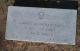 Footstone of James Melfred 'Cooter' Robertson