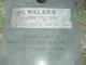 Headstone of Hans Thomas 'Doc' Walker, II