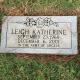 Headstone of Leigh Katherine Hunter Realivasquez