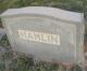 Headstone of Monta Lee Hamlin and Pauline Reynolds Hamlin
