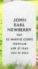 Headstone of John Earl Newberry