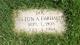 Headstone of Milton Author 'Doc' Ehrhardt