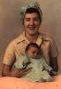 Maida Alene Greer Lovell holding son Larry