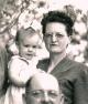 Dovie Mae Dwiggins McBride holding Patricia Lynn McBride