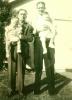 Flavel Elliott Berry (left) holding Dixie Berry